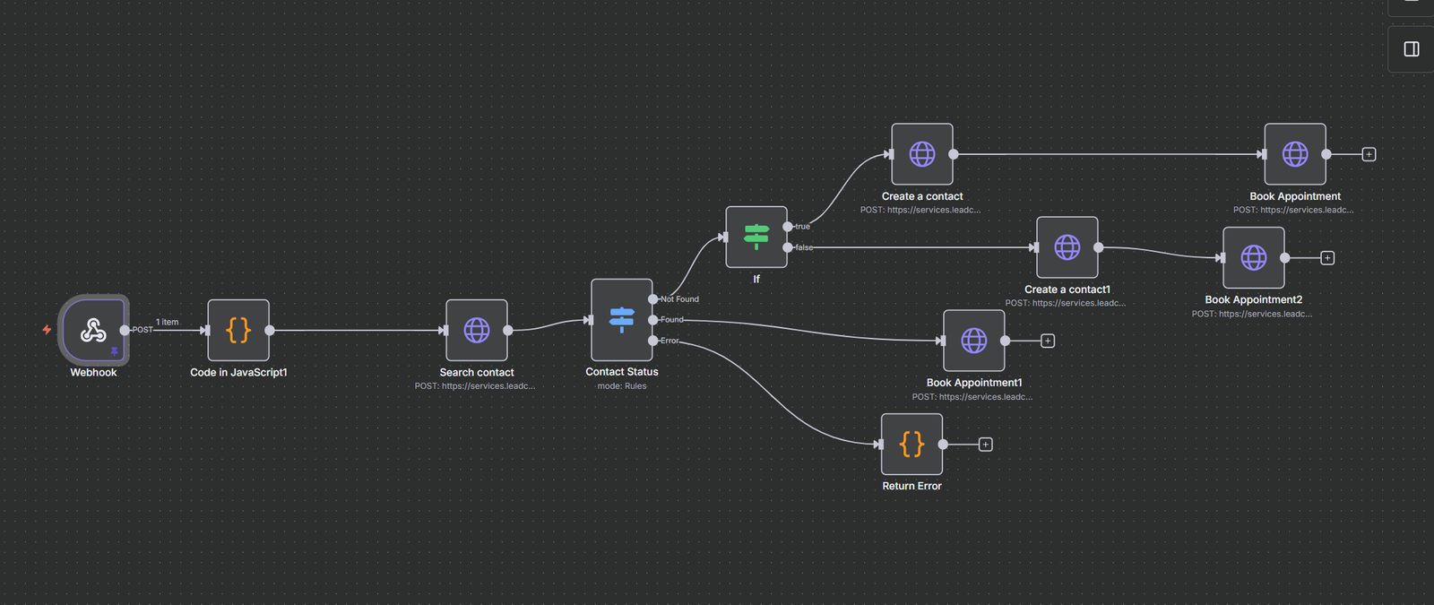 n8n appointment booking workflow